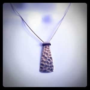 Silver necklace with pendant